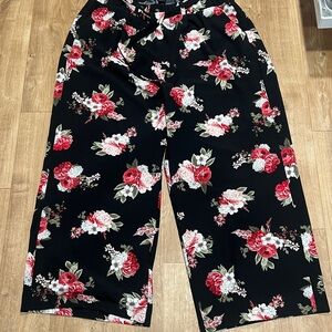 50. Torrid Black Floral Pants